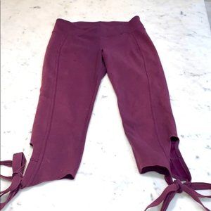 Free People ballerina wrap tie Capri leggings LAST CHANCE